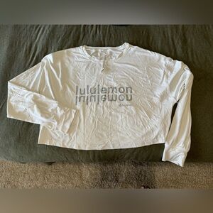 lululemon running crop top